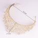 Didder Crystal Tiara - Gold Princess Crown for Women & Girls | Rhinestone Bridal Hair Accessories for Wedding, Prom & Parties - Buy Online on GoSupps.com