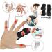Joint Sleeve Thumb Brace & Finger Splint - Finger Fracture Protector Polyester Black - International Shipping Available - Buy Online on GoSupps.com
