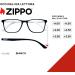 Buy Zippo Reading Glasses - Stylish Black & White Rods for Men & Women | 1.0x Magnification - International Shipping Available - Buy Online on GoSupps.com