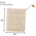 Baluue 4pcs Handmade Soap Bag Small Mesh Soap Bag Shower Foaming Loofah Cotton Linen White - Buy Online on GoSupps.com