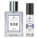 BC Perfume 538 Spray + Body Oil Set Impression of Paulo Blue Travel Size Refillable Bottle Long Lasting Blend Sample For Men / 10ml+50ml