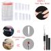 Nails Extension Gel Kit - 6 Colors Professional Builder Gel Set for Quick Building Nail Extensions - 15 in 1 Manicure Salon Set - Buy Online on GoSupps.com