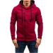 Hoodies for Men | Casual Workout Long Sleeve Pullover | X-Large Wine - Buy Online on GoSupps.com