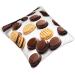 FRESQA Cookies Food Chocolate Chip Biscuits Universal Four-Season Cushion Cover | Soft Polyester Decorative Pillowcase Cookies Food Chocolate Chip Biscuits 16"x16" - Buy Online on GoSupps.com