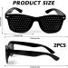 Ownkim Raster Pinhole Glasses - 3 Pack Eye Trainer for Vision Improvement & Relaxation | Anti-Fatigue Perforated Glasses - Buy Online on GoSupps.com