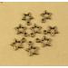 Resumart Youkwer 100Pcs 10mm x 13mm Alloy Stars Christmas Charms Pendants for DIY Crafting - Star 01 Antique Bronze | Bracelet & Necklace Jewelry Making - Buy Online on GoSupps.com