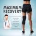 Professional Grade Knee Brace Compression Sleeve - Meniscus Tear & Arthritis Support - Black, Size L - Buy Online on GoSupps.com