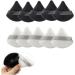 1-12Pcs Triangle Velvet Powder Puff Flours Mini Face Makeup Sponge Cosmetics Soft Cotton Face Powder Puff Lightweight Washable (Color : 6Pcs-Black) - Buy Online on GoSupps.com
