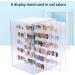 Nail Art Display Stand Nail Tips Acrylic Storage Box with 5 Movable Layers Manicure Tool - Buy Online on GoSupps.com
