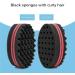 dijiusidy 2 Pieces Brush Barber Twist Sponge Hair Sponge Convenient Different Hairstyles Wear-resistant Stable Brush for Travel Men - Buy Online on GoSupps.com