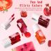 Fafamoon Long Lasting Lip Gloss Set - Moisturizing & Waterproof Fruit Juice Lip Tint (4 Colors) Perfect for Plumping Matte Finish Makeup - Buy Online on GoSupps.com