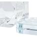 Colcolo Nail Art Glass Dish with Lid Glass Cup Easy to Clean for Salon Home Clear - Buy Online on GoSupps.com