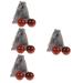Beaupretty 4 sentences Handball Chinese medicine balls Large wooden beads rolling ball massage comfortable manual balls fitness balls for the hand wooden balls hand massage training ball massage mahogany