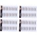 FOMIYES 12 Pcs Eyebrow Stickers Makeup Stickers Eyebrows Grooming Stencil Water Transfer Eyebrow Sticker 3d - Buy Online on GoSupps.com