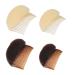 4 Pack Sponge Volume Inserts Hair Comb Hair Styling Tools Hair Bump Up Combs Clips Foam Fluffy Increased Hair Pad for Women DIY Hairstyles (Brown Beige)