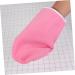 DOITOOL 6 Pairs Paraffin Wax Mitts Spa Treatment Mitt Gloves Spa Paraffin Wax Booties Hand and Foot Liners Cloth Booties Moisturizing Gloves Overnight Mittens Pink Bath Mat Work - Buy Online on GoSupps.com