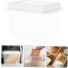 PRETYZOOM Box Bread Toast Box Fridge Refrigerator Fruit Holder Plastic Fresh Keep Holder Food Fresh Container - Buy Online on GoSupps.com
