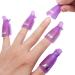 XYGK Nail Polish Remover Clips - 10 Pcs Set for Acrylic & Gel Polish Removal | Purple Art Gel Caps for Toenails & Fingernails - Buy Online on GoSupps.com