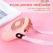 Buqikma Rechargeable Mini Lash Fan | Portable Handheld Dryer for Eyelash Extensions - Pink-Type C - Buy Online on GoSupps.com