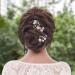 IYOU Bridal Hairpins - Rose Gold Sparkling Crystal Pearl Hair Accessories for Women & Girls (2 Pieces) - Buy Online on GoSupps.com