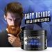 Softener Cream for Mustache & Beard - Long Lasting Moisturization | Argan Almond Walnut Oil & Shea Butter | Paraben & Sulfate Free | 100g - Buy Online on GoSupps.com