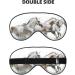 Running White Horses Print Sleep Eye Mask | Soft Travel Eyeshade with Elastic Strap for Ultimate Comfort - Buy Online on GoSupps.com
