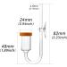 Fzone 24mm CO2 Diffuser | Ultra-Clear Acrylic | Best Bubbles | Compatible with All CO2 Systems | Ceramic Membrane - Made in South Korea - Buy Online on GoSupps.com