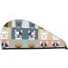 French Bulldog Coral Velvet Dry Hair Cap - Unisex Towel Wrap for Bathing Pool Parties & Beach - Ultimate Home Accessory - Buy Online on GoSupps.com