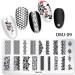 Buy 1 Set Cartoon Pattern Stencils for Nail Art - Geometric Sponge Pen & Image Template (OMJ-02) - International Shipping Available - Buy Online on GoSupps.com