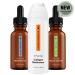 Anti-Aging Super Set: Glycolic Acid Peel Retinoid Serum & Collagen Peptide Moisturizer for Dark Spots Melasma Lines & Wrinkles - 3 Products in 3 Minutes - Buy Online on GoSupps.com
