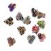 Carede Mini Floral Printed No-Slip Grip Hair Claw Clips for Girls & Women - Pack of 12 - Buy Online on GoSupps.com