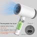 Cordless Hair Dryer USB Rechargeable Wireless Blow Dryer with 2000mAh Lithium Battery 1250W Fast Drying Travel Blowdryer for Women/s/Kids Outdoor Camping Beaches - Buy Online on GoSupps.com
