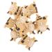 ADOCARN 10pcs Highland Beads Silicone Beads Animal Beads Toy Baby Cartoon Silica Gel As Shown 2.8x2.7cm