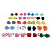 40 Pcs Pom Balls Elastic Hair Ties for Girls, Assorted Colors - Ponytail Holder Accessories - Buy Online on GoSupps.com
