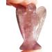 Shop Lovionus89 Hand-Carved Purple Fluorite Angel Statue - 5cm Healing Crystal Pocket Decoration - Buy Online on GoSupps.com