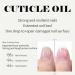 Nail Cuticle Oil 15ml with Organic Vitamin E & B Avocado Essence Cuticle Oil with Dropper Design for Nails Moisturizes Cuticle and Nail's Skin Strengthens Nails Prevents Hangnails and Chapped 20ML - Buy Online on GoSupps.com