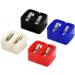 Ancoo 4 Pieces Dual Hole Pencil Sharpener for Eye Makeup - Eyebrow and Eyeliner Precision Sharpener - Buy Online on GoSupps.com