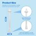 50Pcs DecBlue Nose Wax Sticks for Painless Nose Hair Removal - Nose, Ear, Eyebrow Wax Applicator for Nostril Nasal Cleaning - Men & Women - Buy Online on GoSupps.com