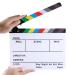 Neewer Acrylic Plastic 10x8"/25x20cm Director's Film Clapboard Cut Action Scene Clapper Board Slate with Color Sticks