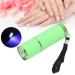 Portable Mini UV LED Nail Lamp - Flashlight-Shaped Nail Dryer for Salon Quality Nails at Home (Green) - Buy Online on GoSupps.com