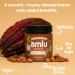 Amlu Foods Chocolate Almond Butter with Argan Oil - Organic Keto Friendly Nut Butter | High Protein & Essential Fatty Acids | Crunchy & Creamy - Buy Online on GoSupps.com