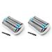 Nicfaky 2 x Replacement Shaver Heads for Series 9 92S 92M Electric Replacement Head