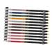 FOYTOKI 12pcs Lip Liner Eyeliner Gel Eyeliner Cosmetic Supplies Eyebrow Pencil Waterproof Makeup Tool Wood
