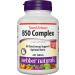 Webber Naturals Vitamin B50 B-Complex 220 Tablets All 8 B Vitamins All-Day Energy Immune Function and Metabolism Support Gluten Free Non-GMO Vegan