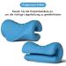 Hyqhyx Neck Relief Cushion - Portable Neck & Shoulder Tension Relief for Pain & Muscle Relaxation - Blue - Buy Online on GoSupps.com