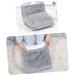 Inoomp Foot Matte Winter Shoes - USB Heated Plush Slippers & Foot Warmers for Ultimate Comfort | Soft Gray Heating Mat & Cushions for Office & Home - Buy Online on GoSupps.com