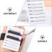 FRCOLOR 8 Pcs Acrylic Eyelash Tray Holder - Portable Lash Extension Grafting Plate - White Eyelash Board for Professionals - Buy Online on GoSupps.com