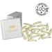 HAARallerliebst Hair Clips - 20 Shimmering Gold Clips (5 cm) with White Storage Box | International Shipping - Buy Online on GoSupps.com