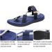 Men's Bunion Corrector Sandals - Adjustable Non-Slip Comfortable Flip Flops for Summer Beach - Size 6.5 Black - Buy Online on GoSupps.com