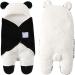 Hooded Swaddle Blanket for Newborn Baby Boys and Girls - Yinuoday Fleece Sleeping Bag in Black - Buy Online on GoSupps.com